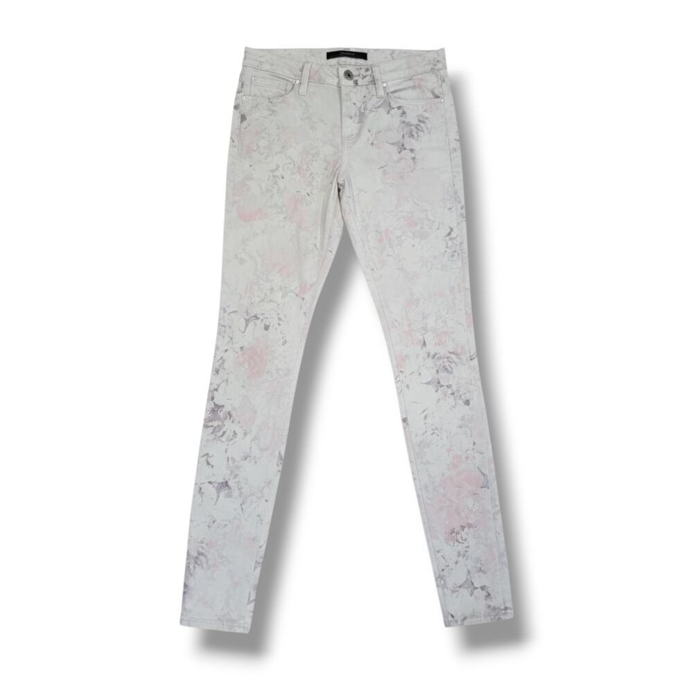 J Brand Women’s Floral Print Super Skinny Jeans – Size 26